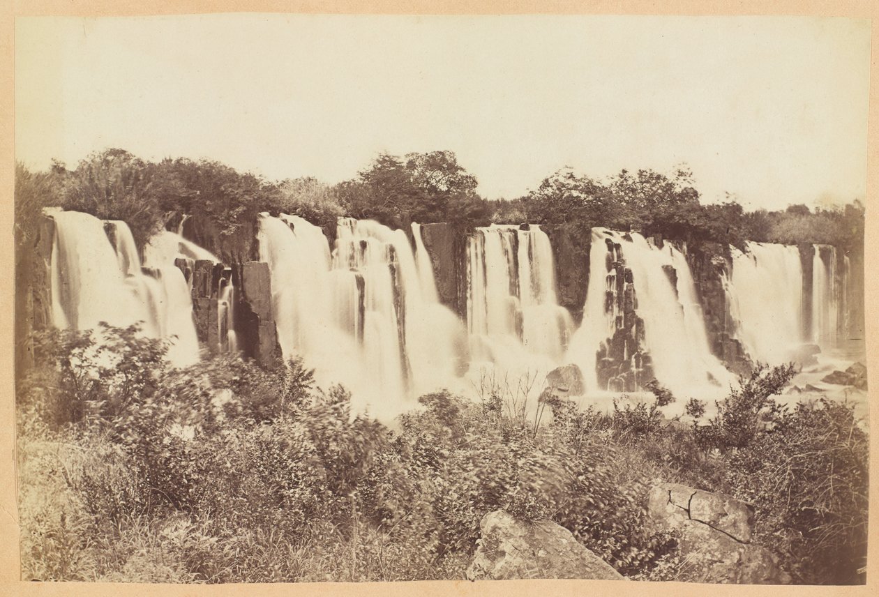 Umgeni Falls, Província de Natal, África do Sul, 1882 por volta de Unknown photographer