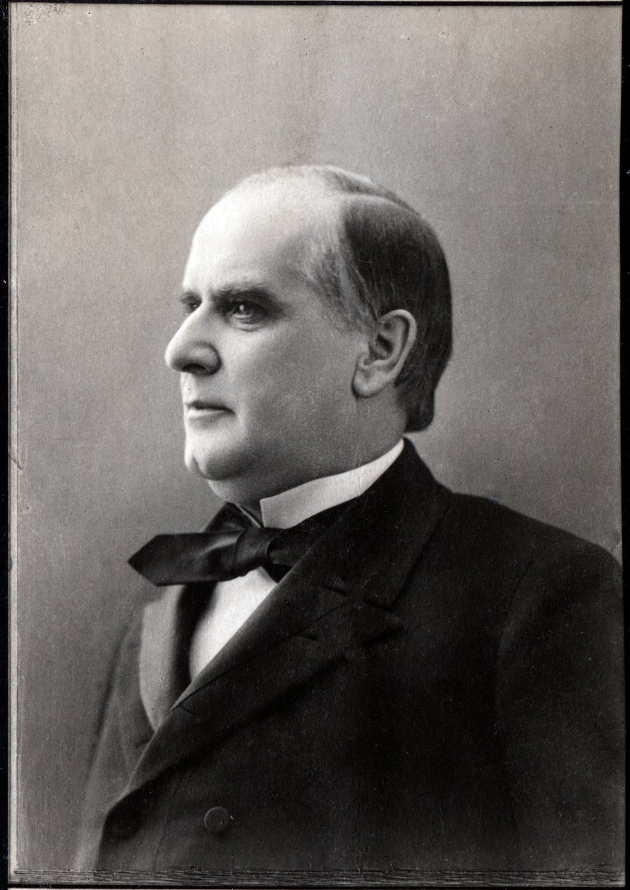 WILLIAM McKinley (1843-1901), 25º Presidente dos Estados Unidos - Retrato de William Mac Kinley (Mac-Kinley ou McKinley) de Unknown photographer