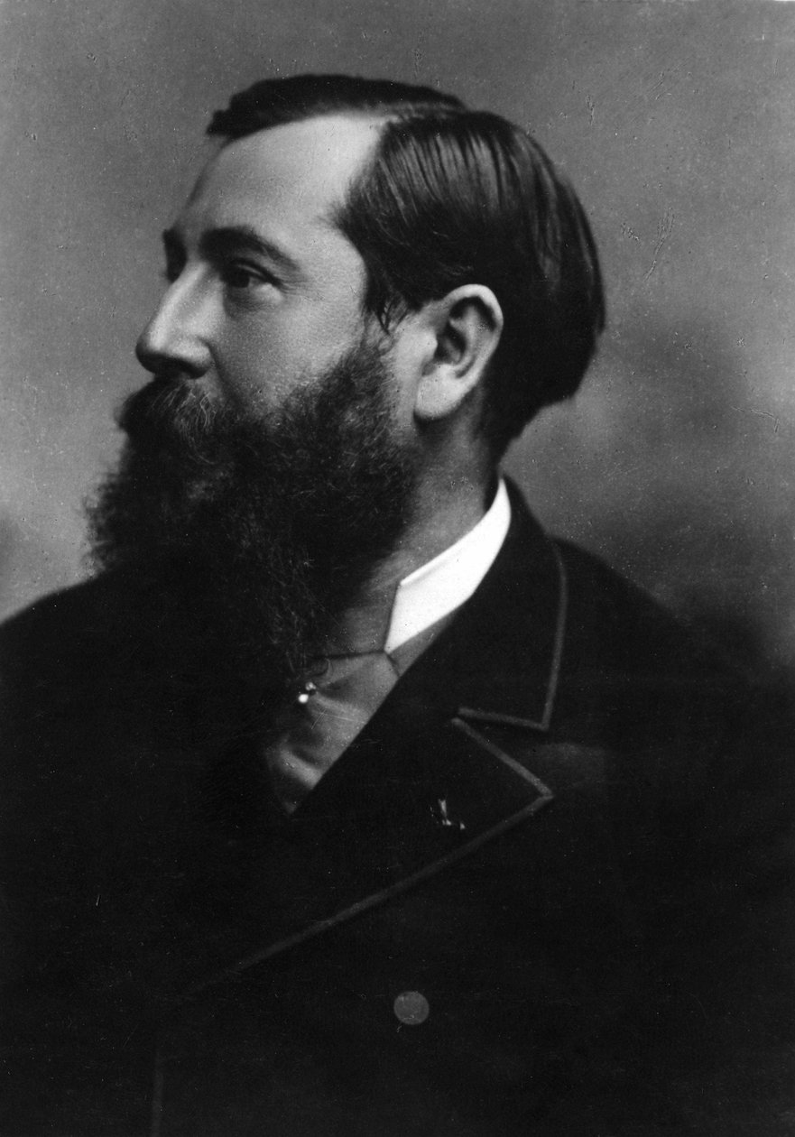 retrato de Leo Delibes. (1836 - 1891). compositor francês. de Unknown photographer