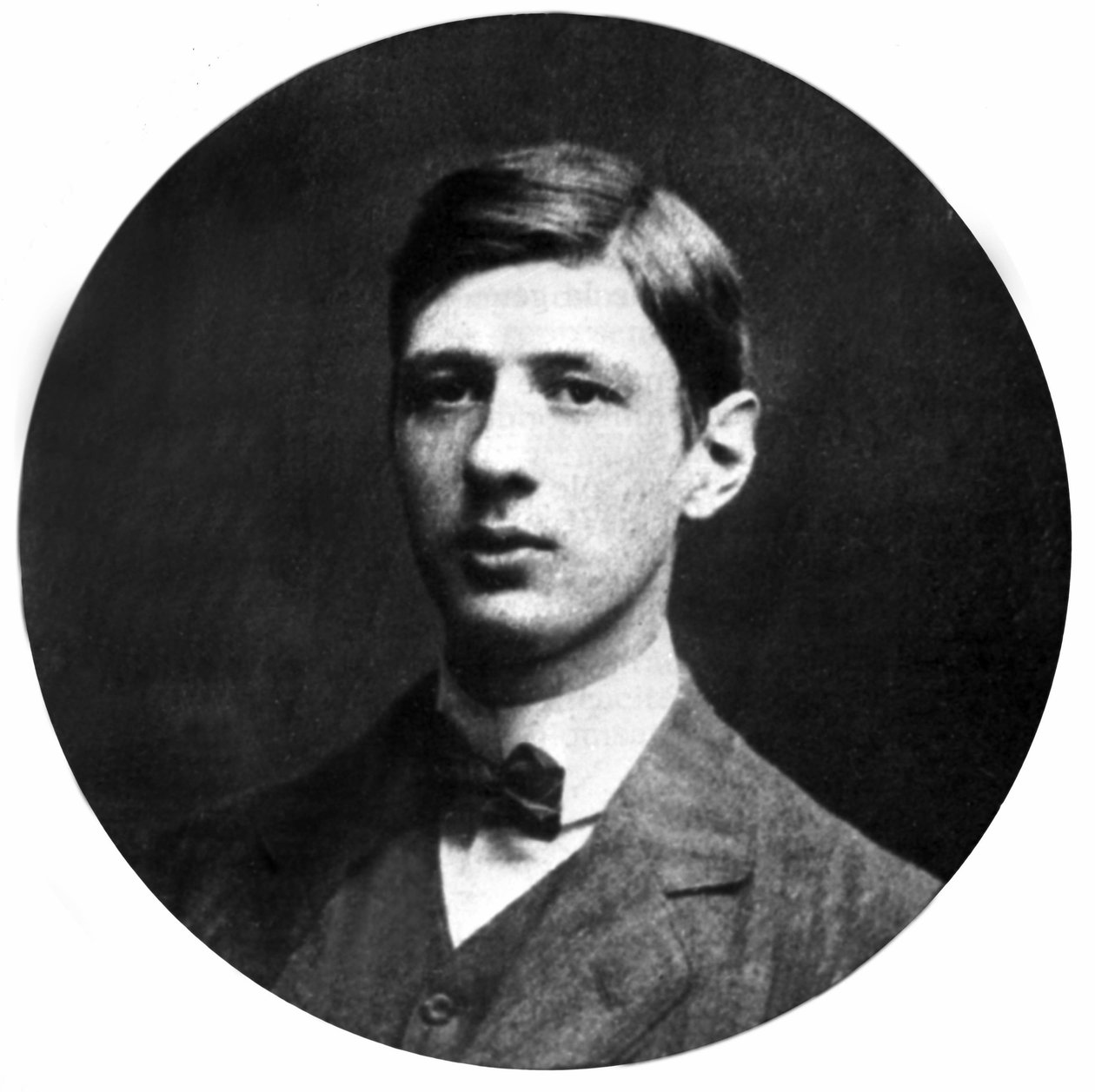 o jovem Charles De Gaulle (1890-1970) quando estudante em 1909 de Unknown photographer