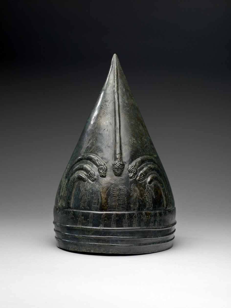 Capacete, 850-700 AC (bronze) de Urartian