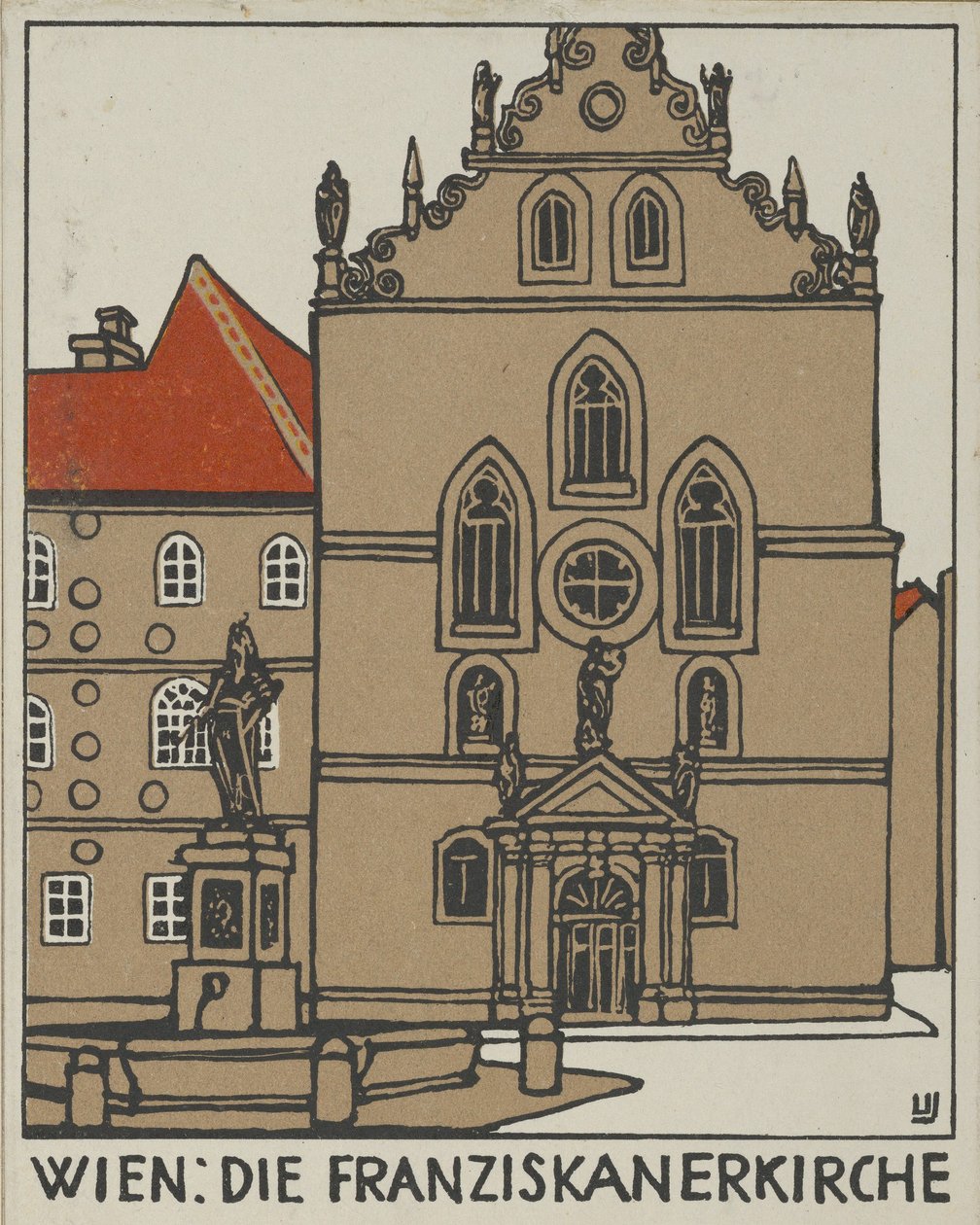 Viena: Igreja Franciscana Viena: Igreja Franciscana, 1908. de Urban Janke