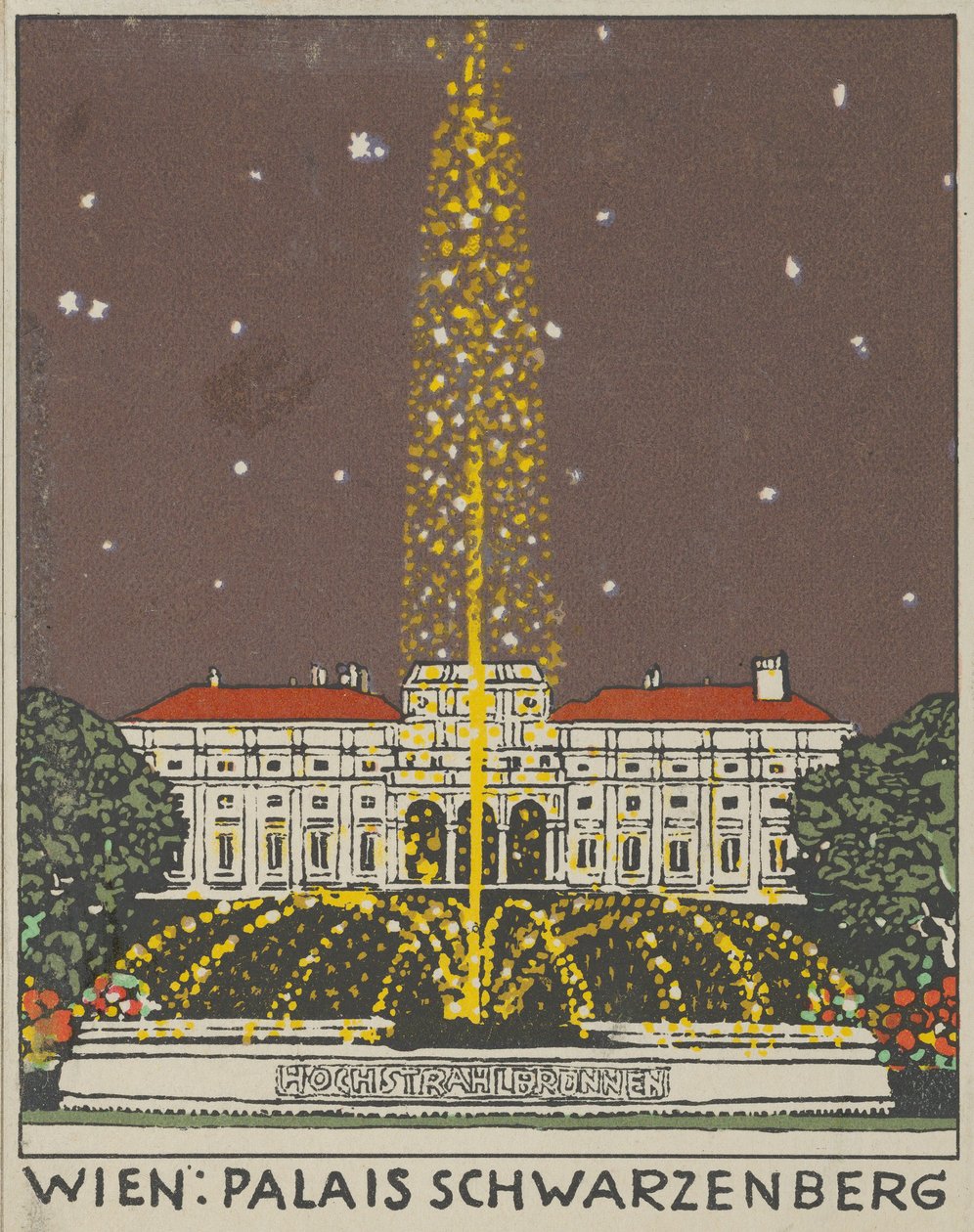 Viena: Palais Schwarzenberg, 1908. de Urban Janke.