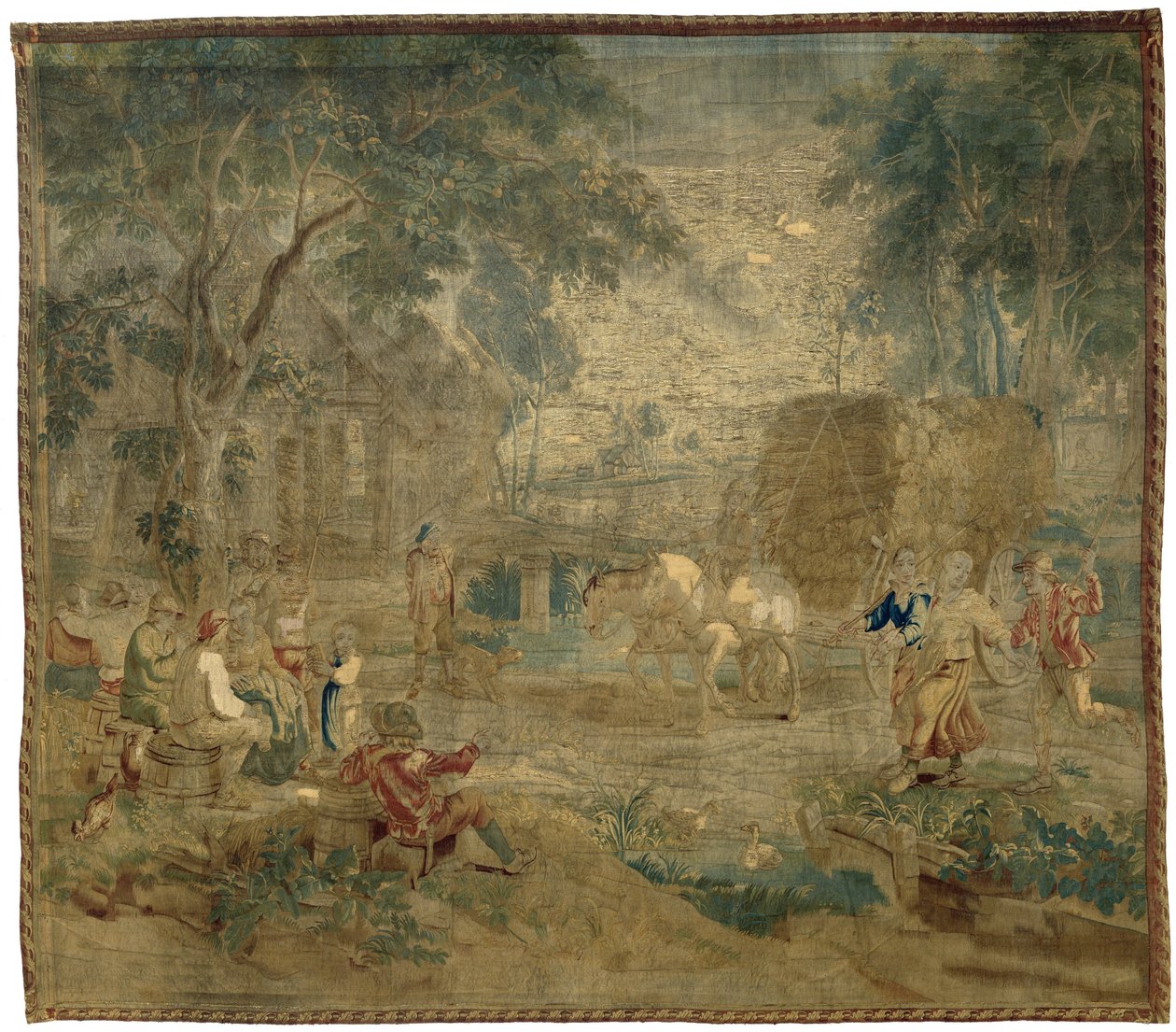 O regresso da colheita
Vida popular para os Teniers (título da série) de Urbanus Leyniers