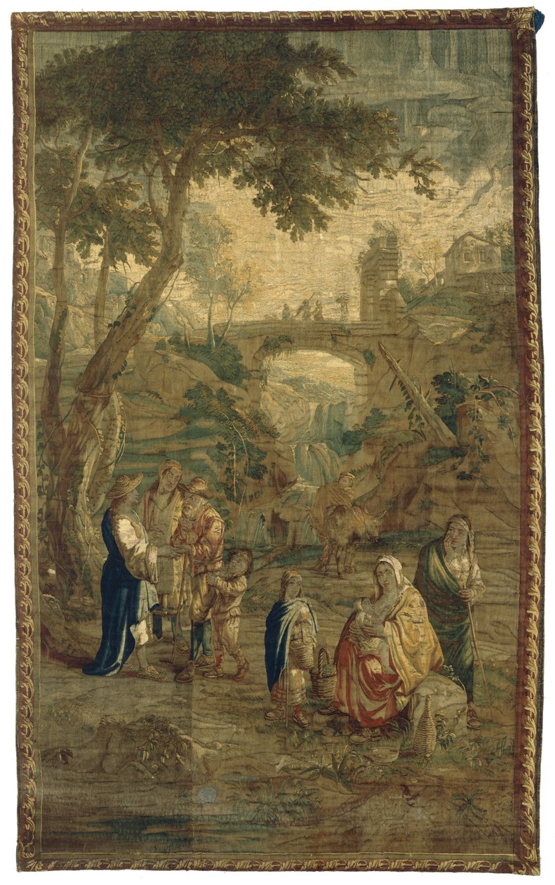 a cartomante Vida popular para Teniers (título da série) de Urbanus Leyniers
