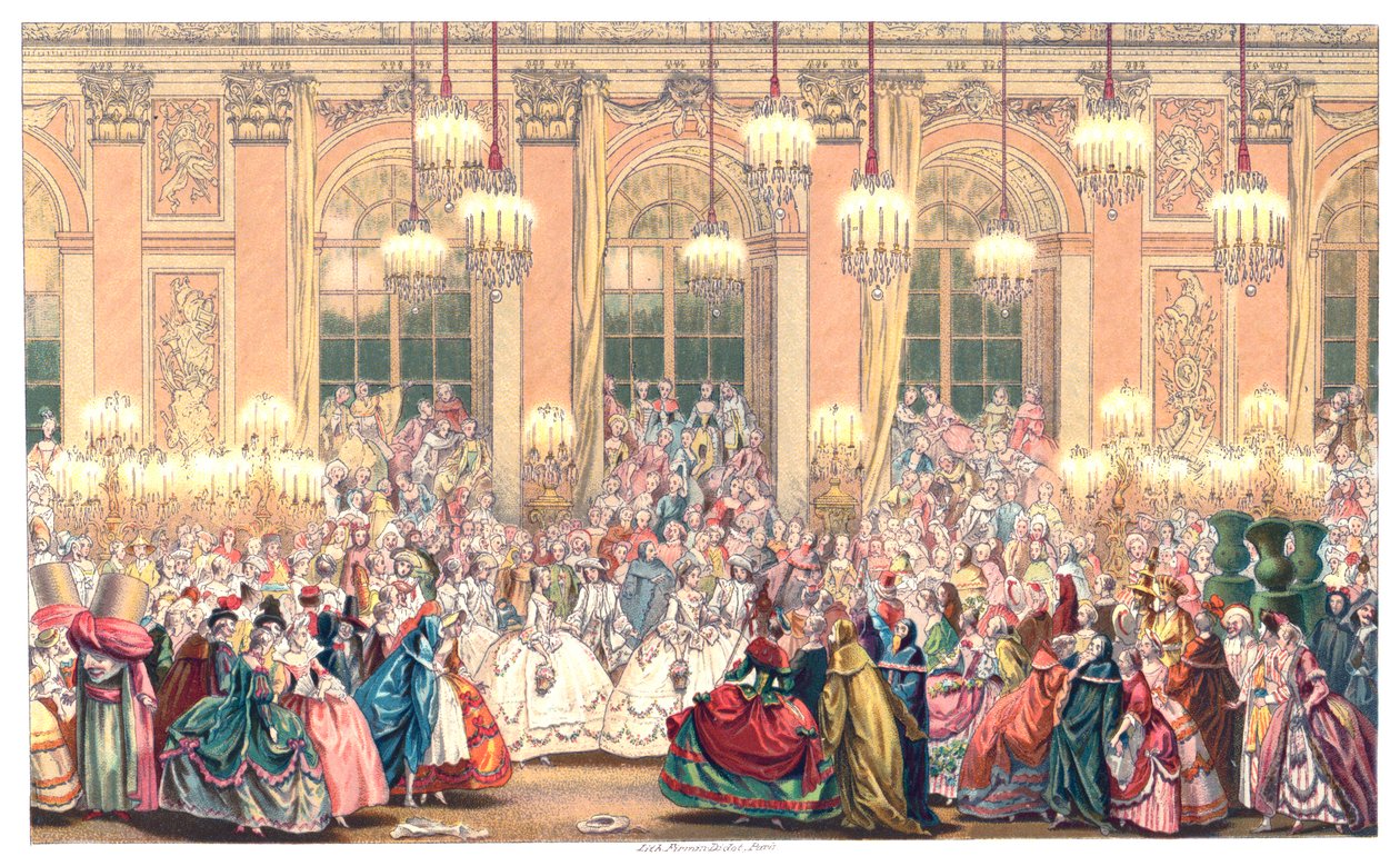 Um baile de máscaras, 1885. de Urrabieta