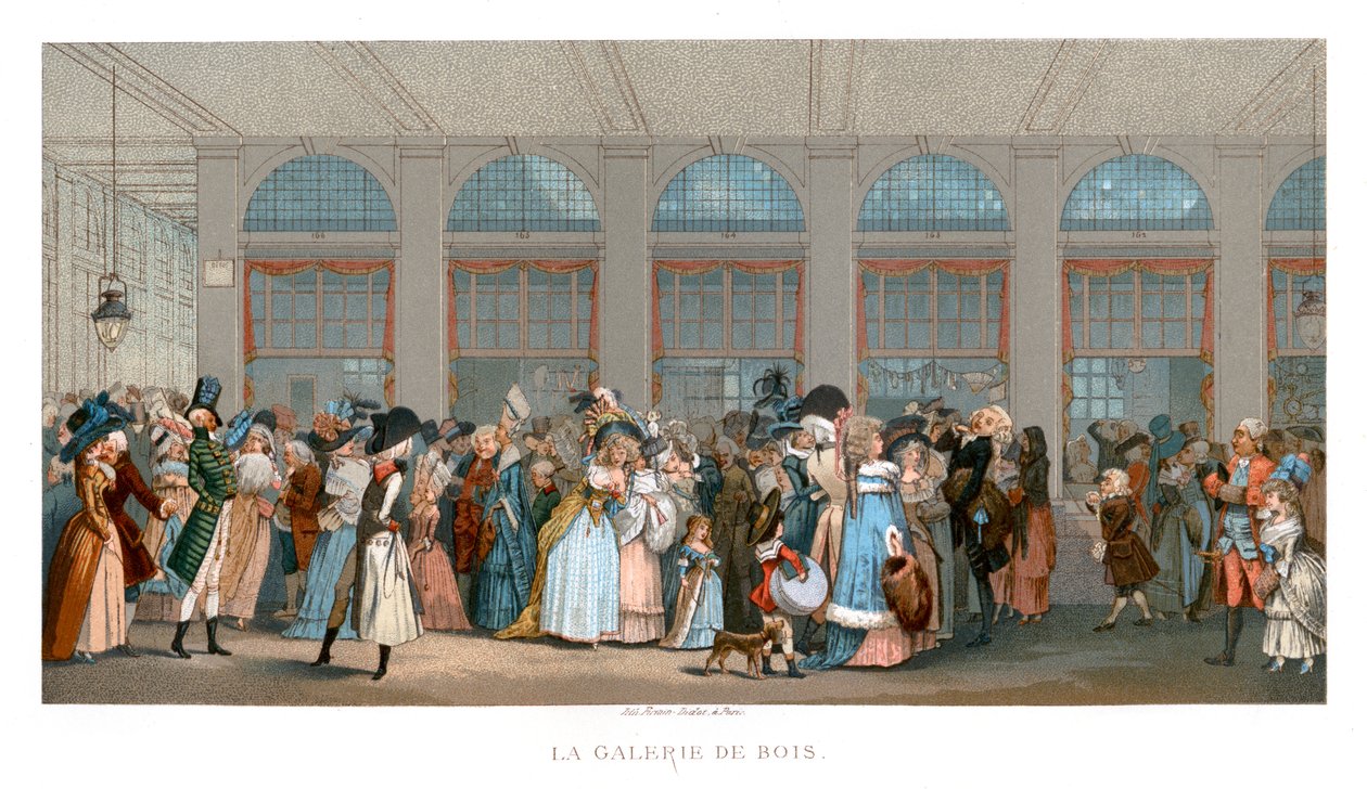 Galerie de Bois, Paris, 1787, 1885. de Urrabieta