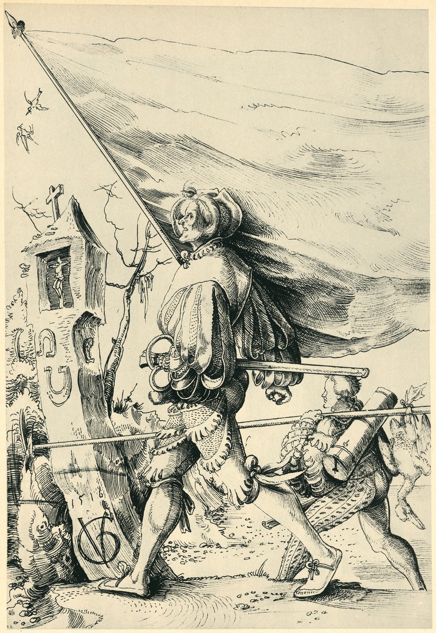 Mercenaries, 1516, 1943. de Urs Graf