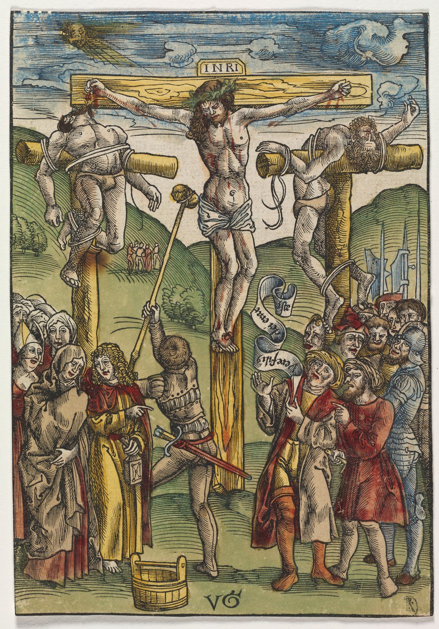 A Paixão: A Crucificação, antes de 1508. de Urs I Graf
