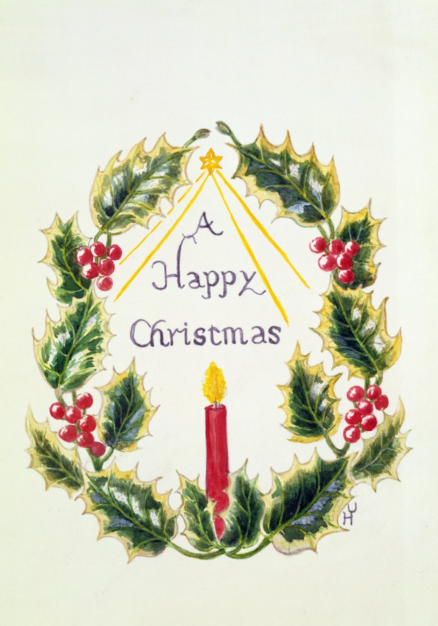 Um Feliz Natal (wc no papel) de Ursula Hodgson
