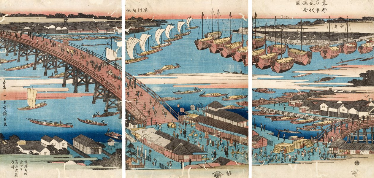 Xilogravura de Utagawa Hiroshige