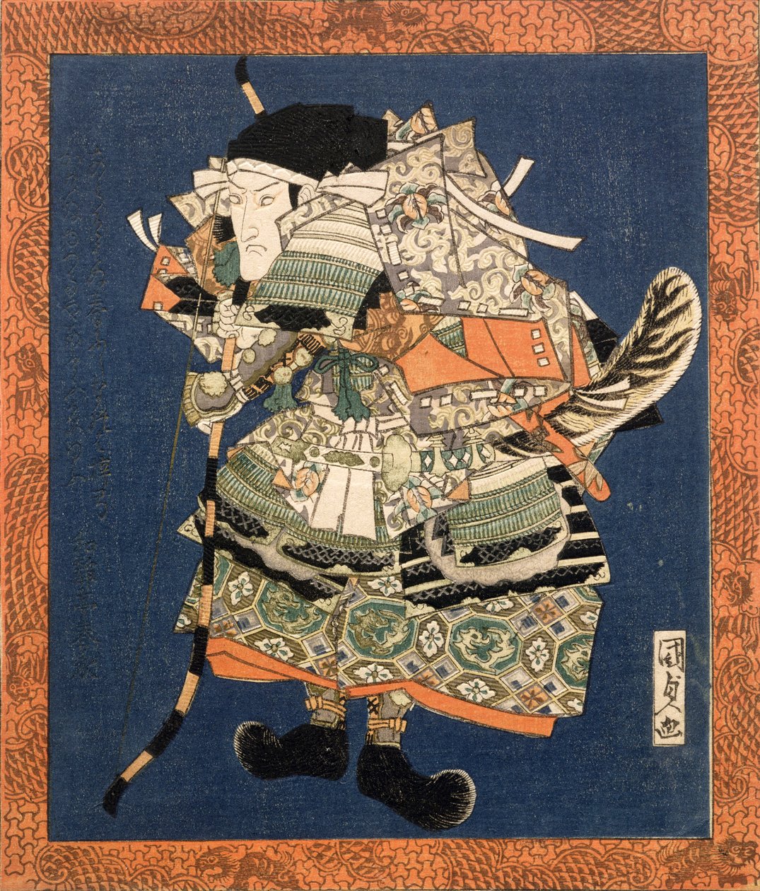 Bando Mitsugoro III, 1820 (gravura em xilogravura) de Utagawa Kunisada