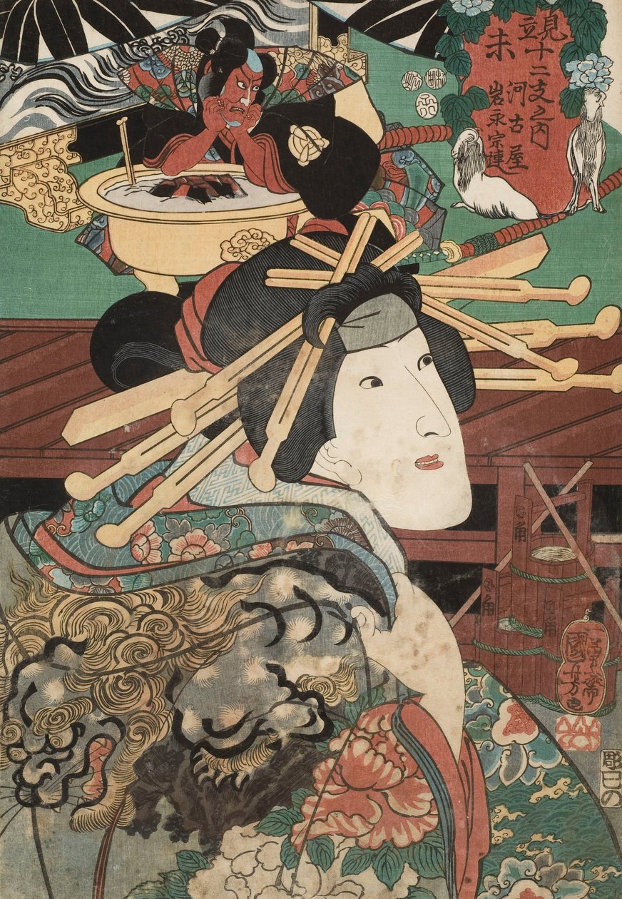 Xilogravura de Utagawa Kuniyoshi