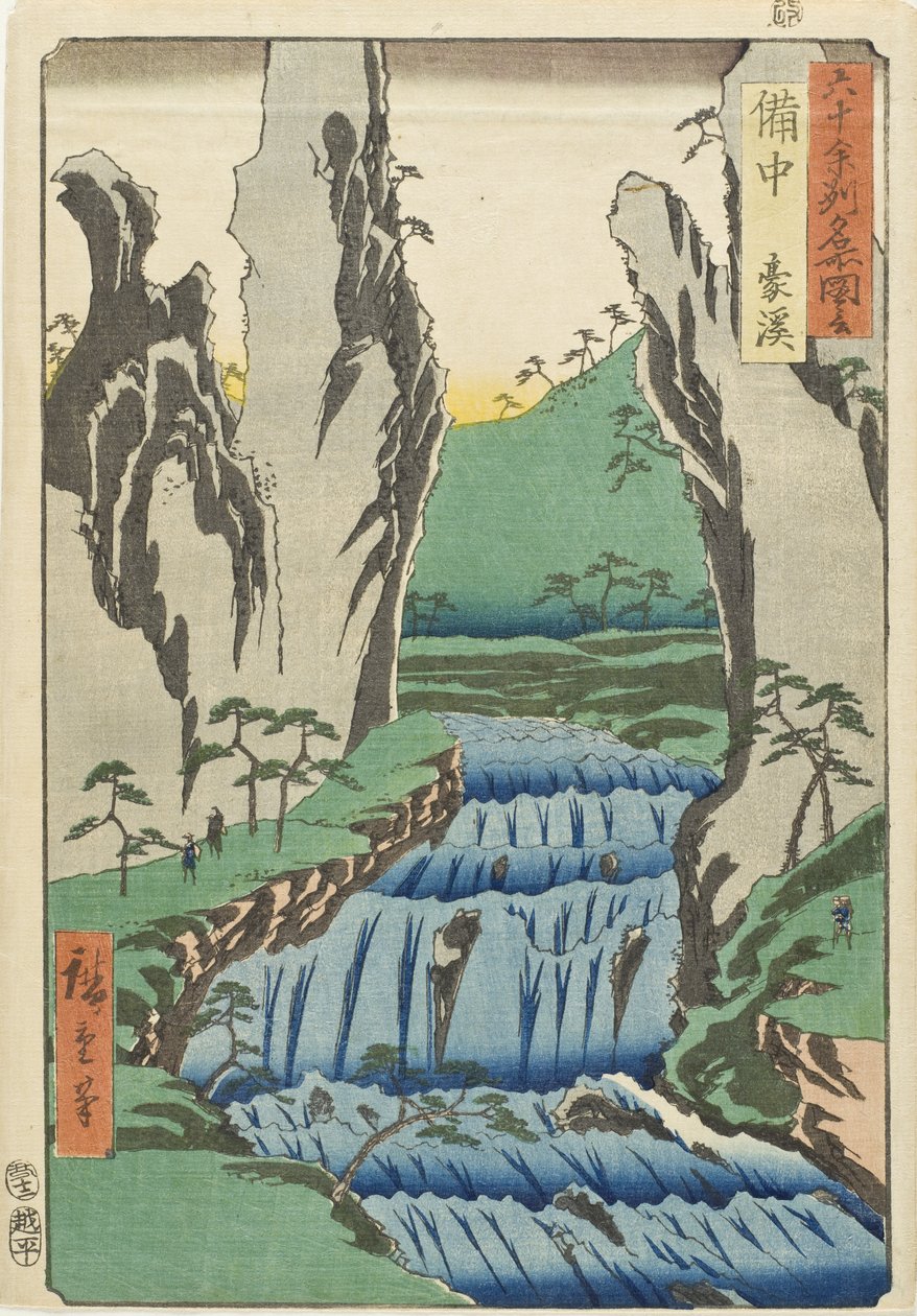 Província de Bitchū, Gōkei de Utagawa Hiroshige