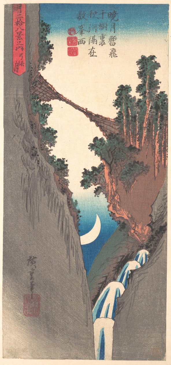 Lua em arco de Utagawa Hiroshige