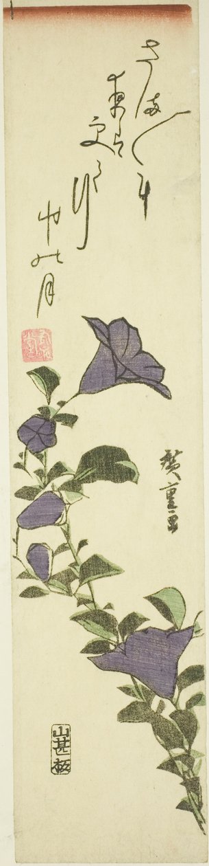 Flores de sino chinesas de Utagawa Hiroshige