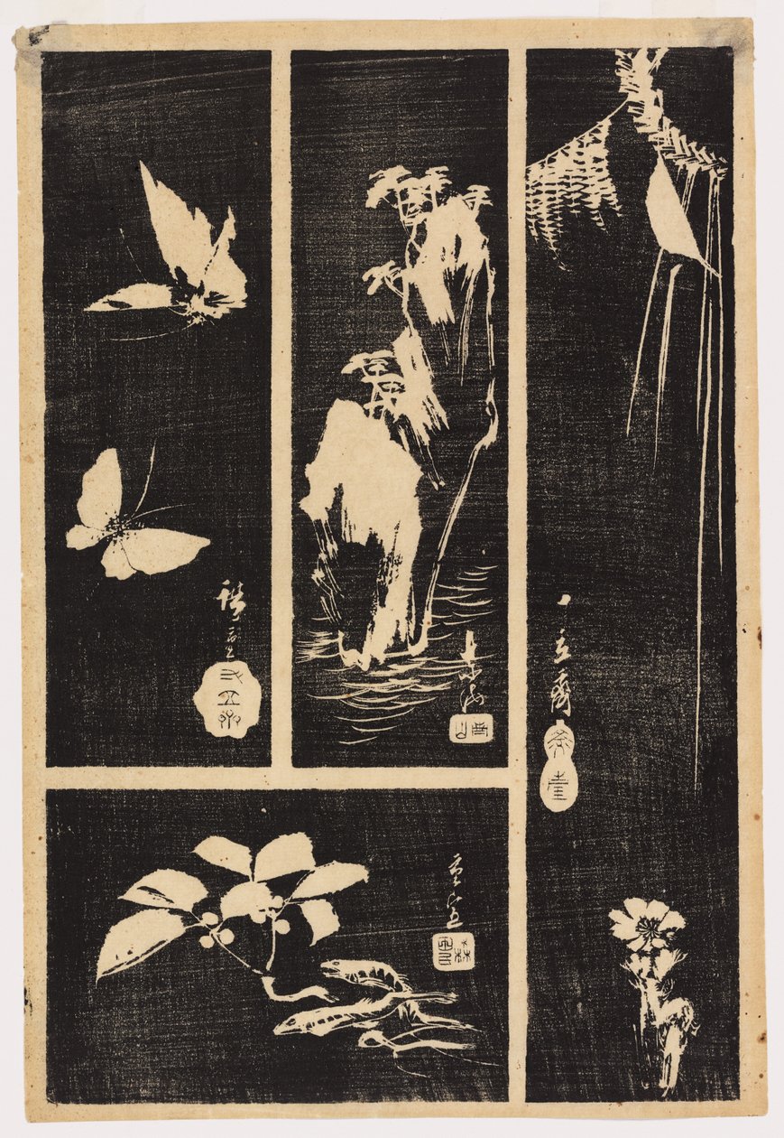 Folha Harimaze de Utagawa Hiroshige