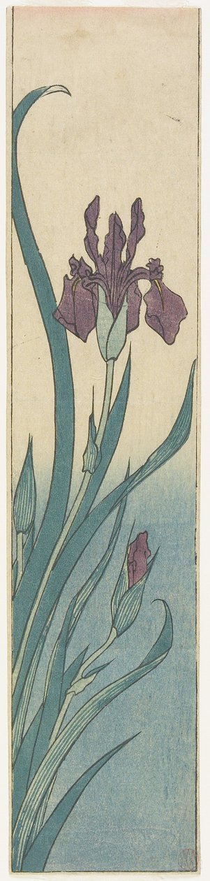 Íris, início do século XIX de Utagawa Hiroshige