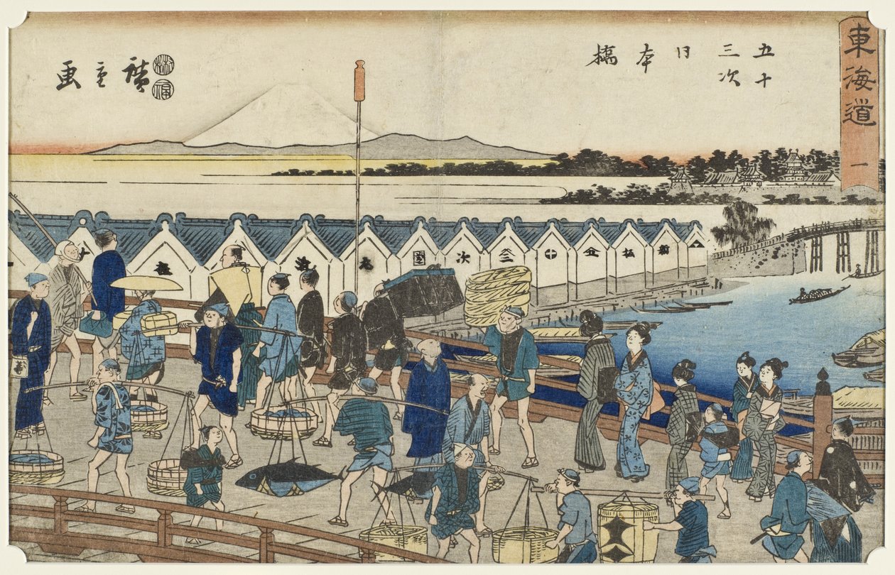 Nihonbashi de Utagawa Hiroshige