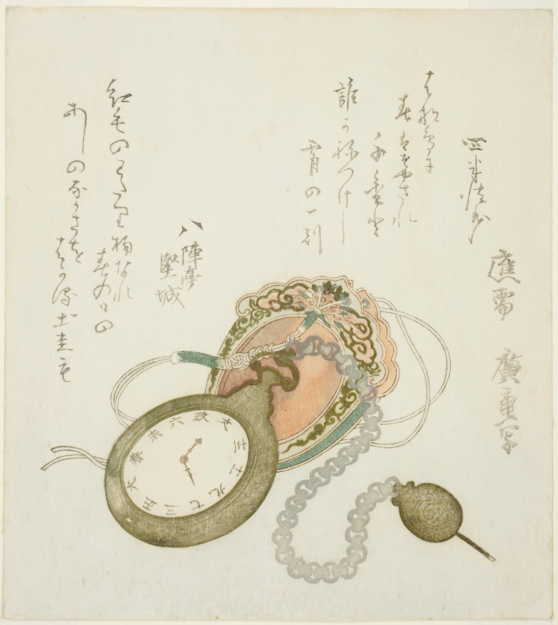 Relógio de bolso de Utagawa Hiroshige