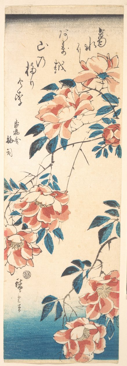Rose de Utagawa Hiroshige