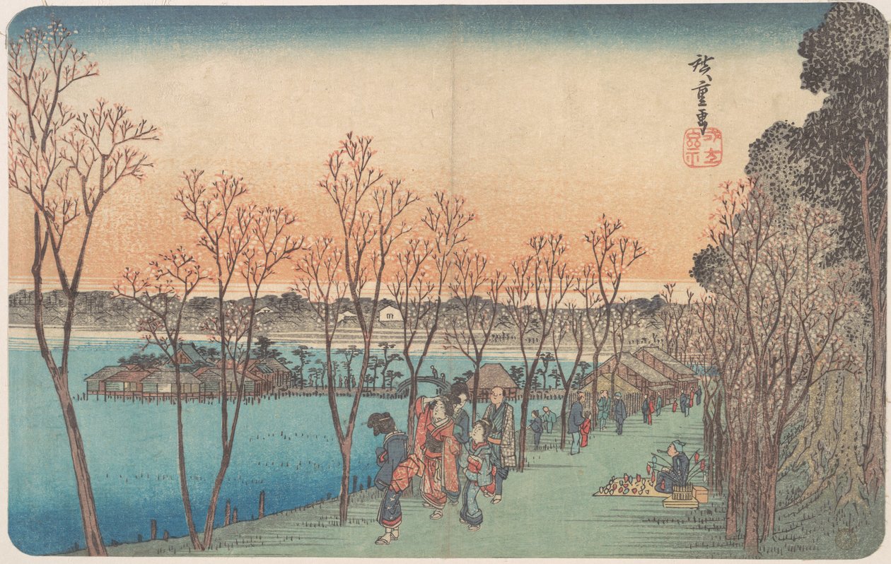 Ueno, Shinobazu no Ike de Utagawa Hiroshige