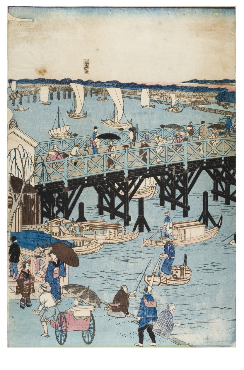 paisagem de Utagawa II Hiroshige