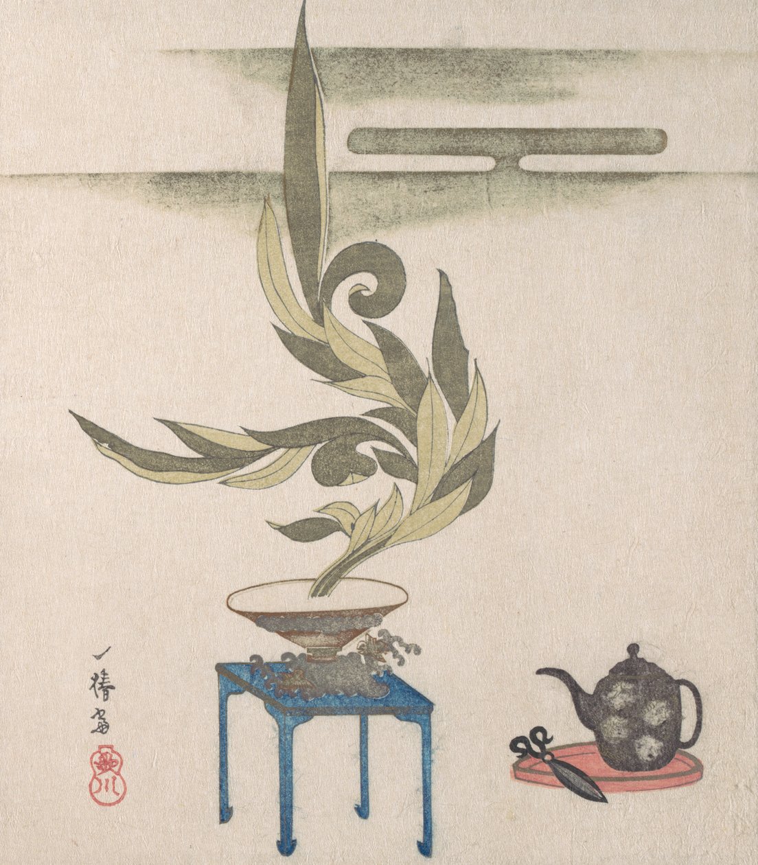Arranjo de flores, século XIX. de Utagawa Itchinsai