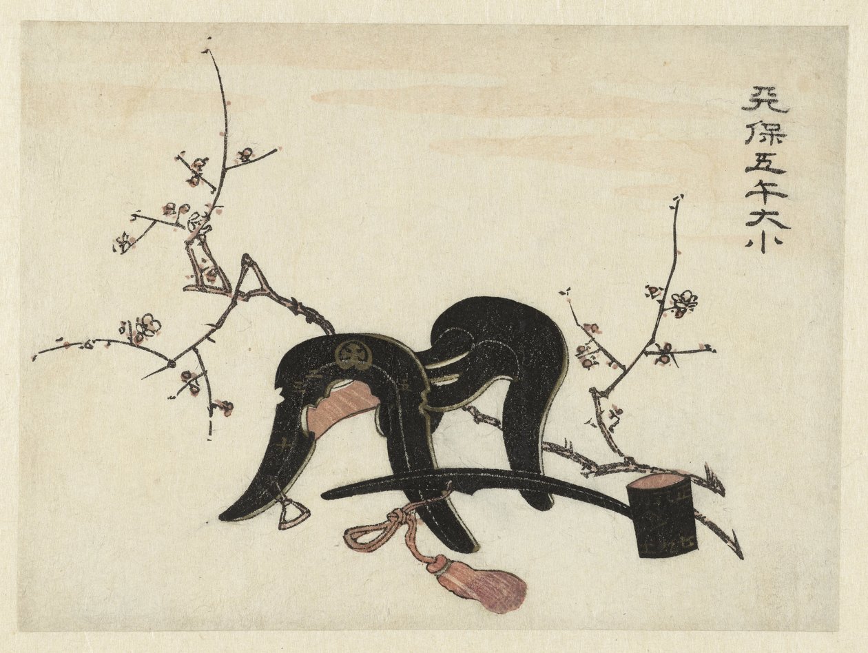 Sela e Concha de Utagawa Kunisada (I) (attributed to)