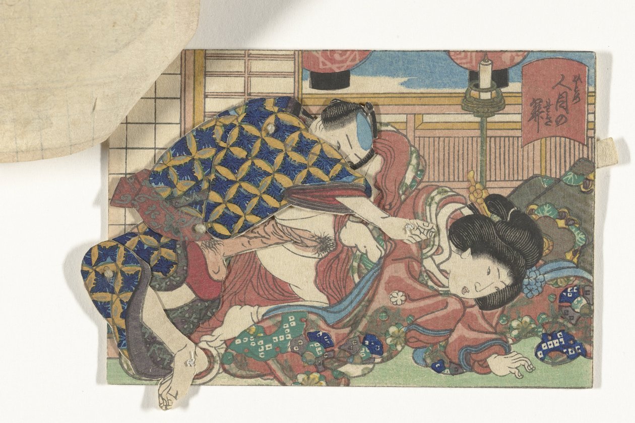 Impressão erótica móvel de Utagawa Kunisada (I)