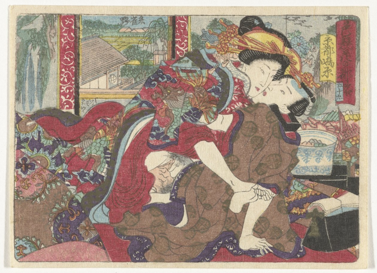 O Prazer de Quioto
O caminho erótico para a capital (título da série) de Utagawa Kunisada (I)