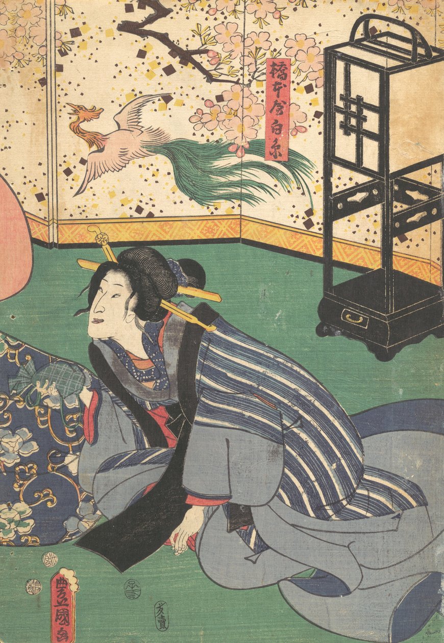 Impressão, século XIX, século XIX. de Utagawa Kunisada