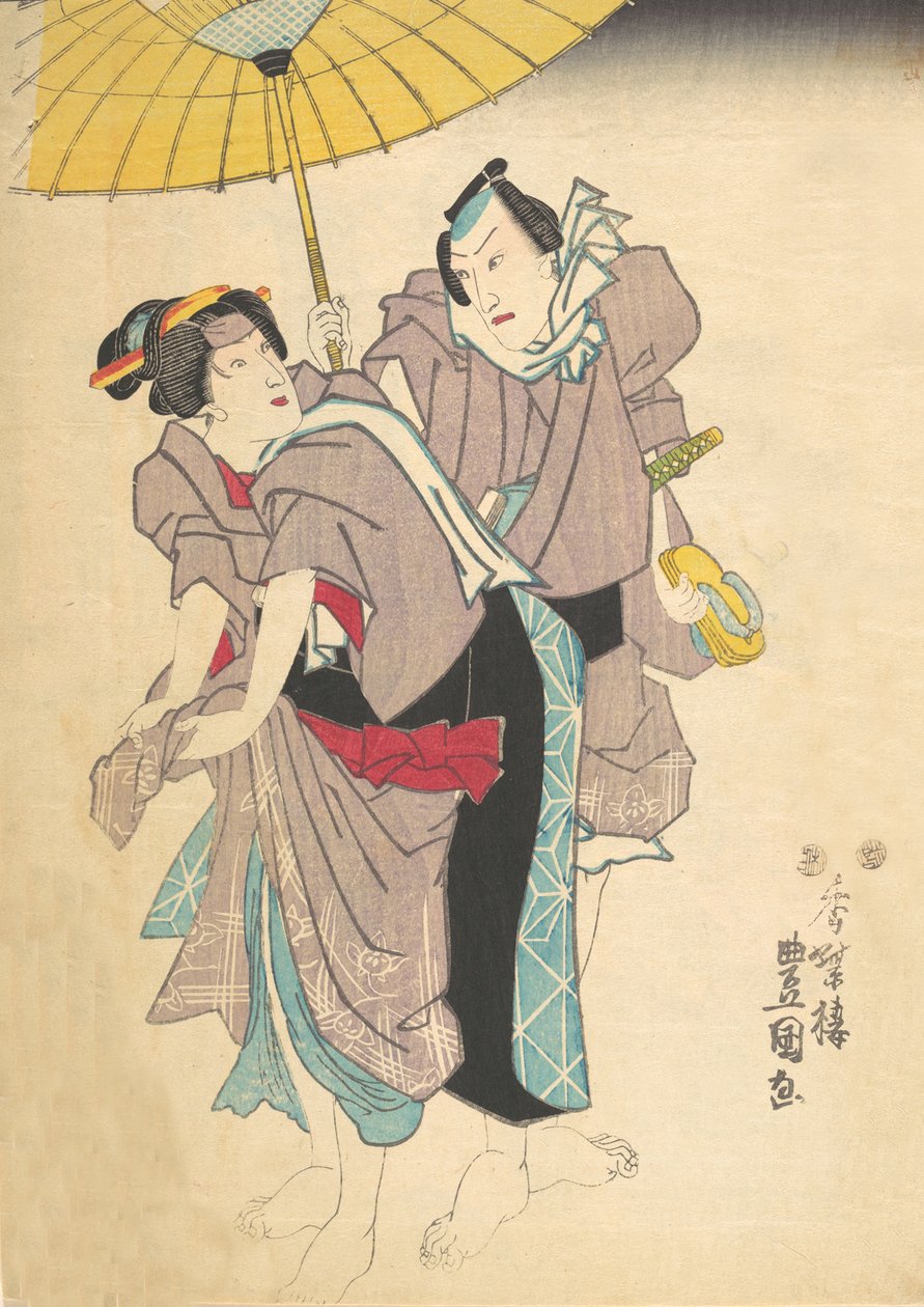 Impressão, século XIX, século XIX. de Utagawa Kunisada