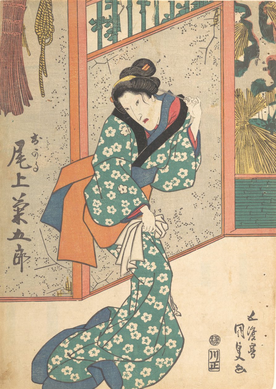 Impresso, século 19., século 19. de Utagawa Kunisada