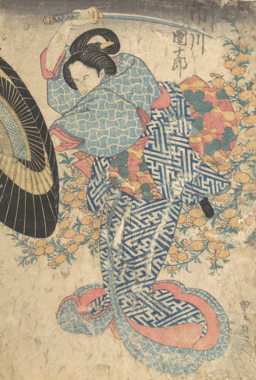 Impresso, século 19., século 19. de Utagawa Kunisada