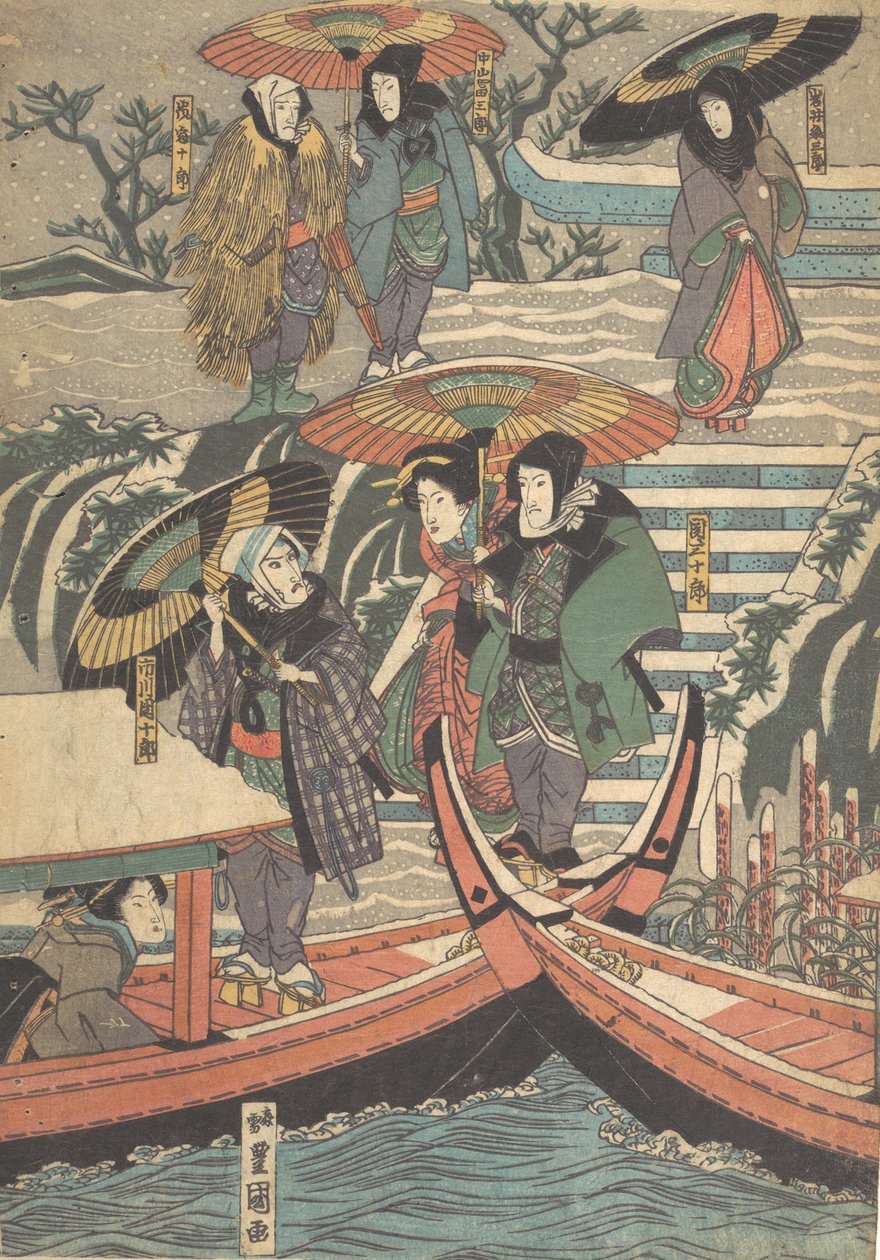 Impresso, século 19., século 19. de Utagawa Kunisada