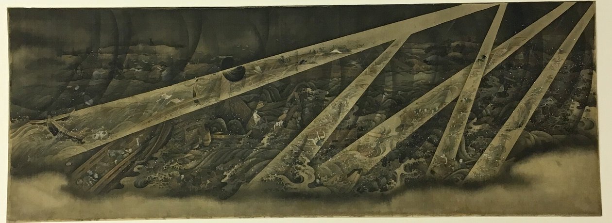 Tempestade de Utagawa Kunitoshi