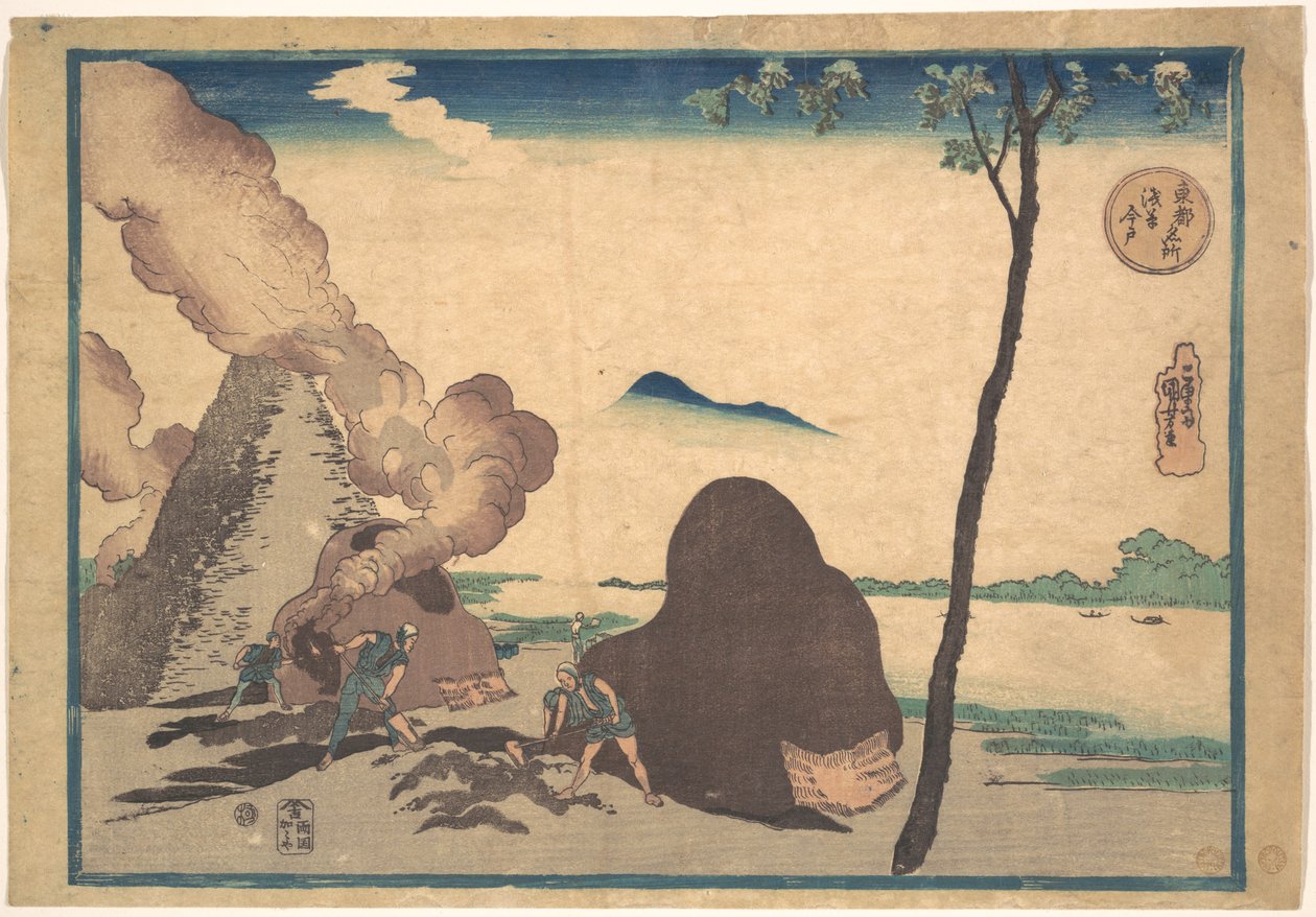 Asakusa Imado de Utagawa Kuniyoshi
