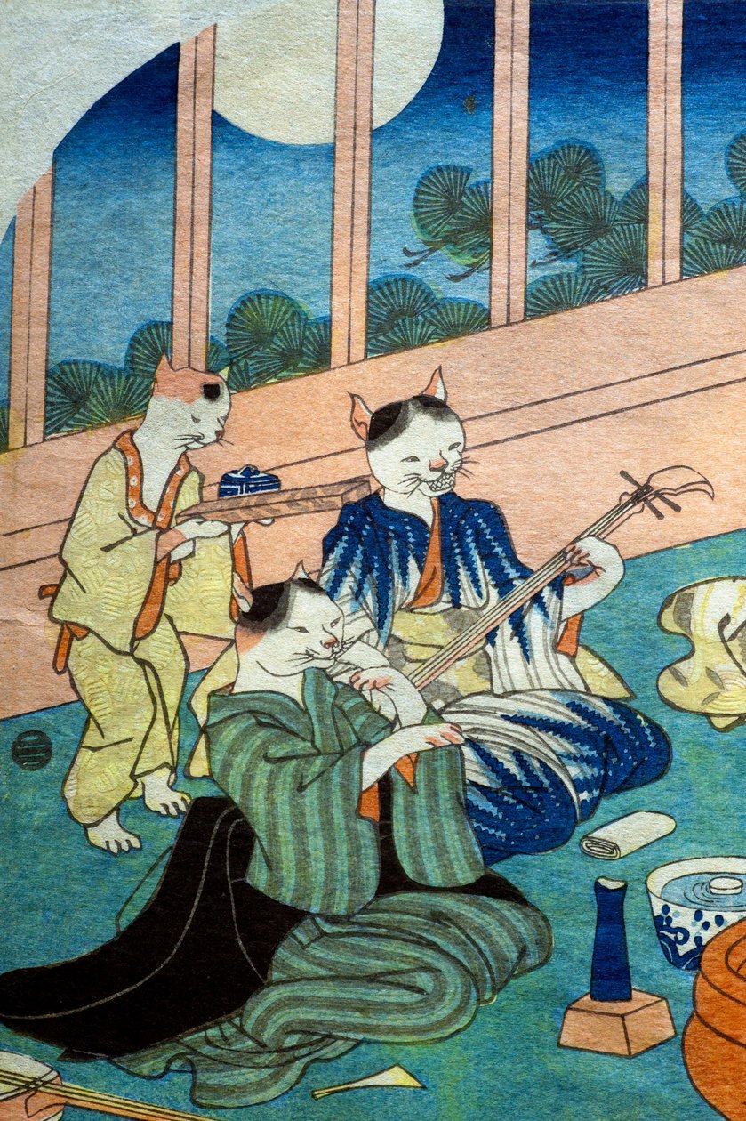Nada de sakari, c.1843 de Utagawa Kuniyoshi