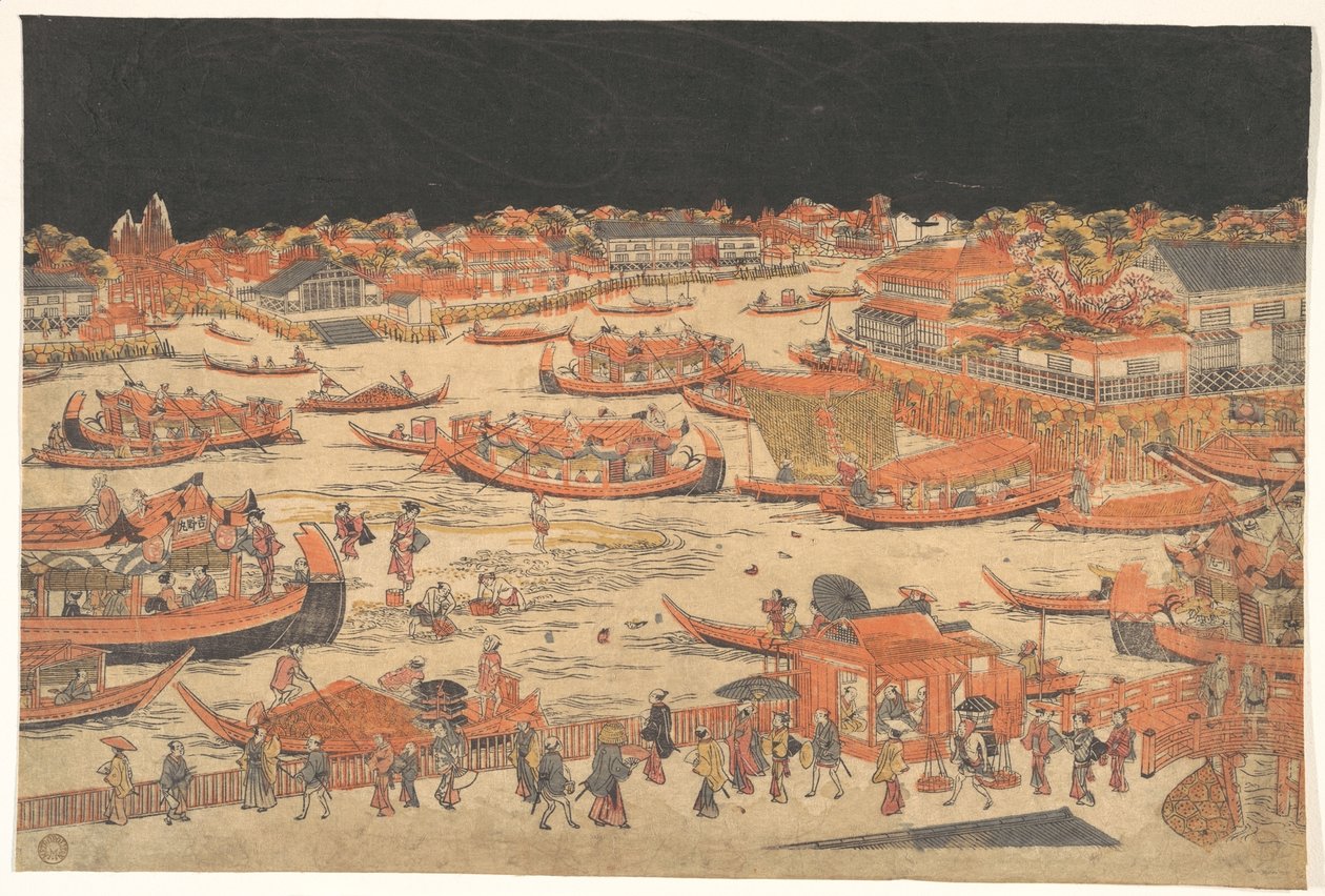Kawabiraki de Utagawa Toyoharu