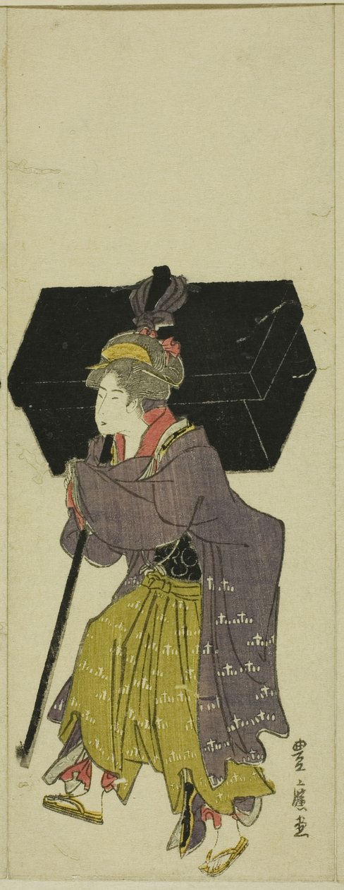 Paródia de uma procissão daimyo de Utagawa Toyohiro
