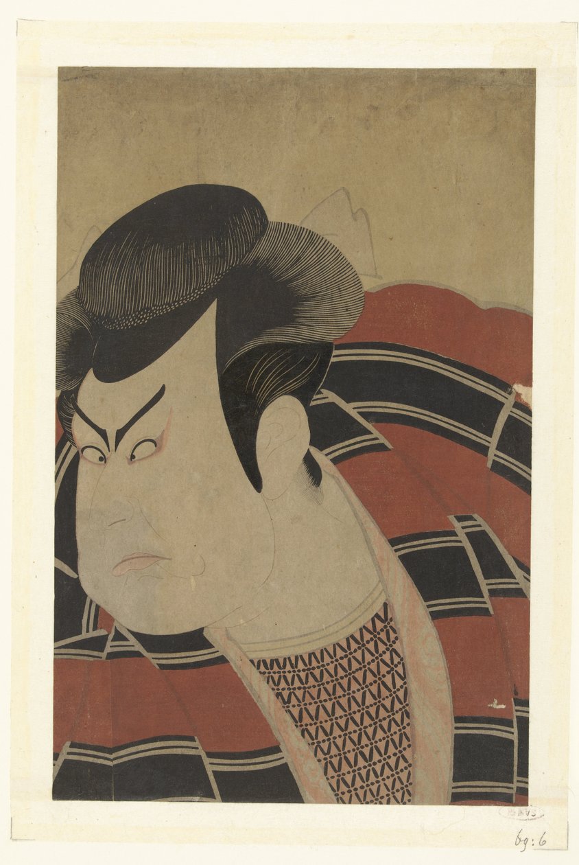 Busteportret van Kataoka Nizaemon VII. de Utagawa Toyokuni (I)