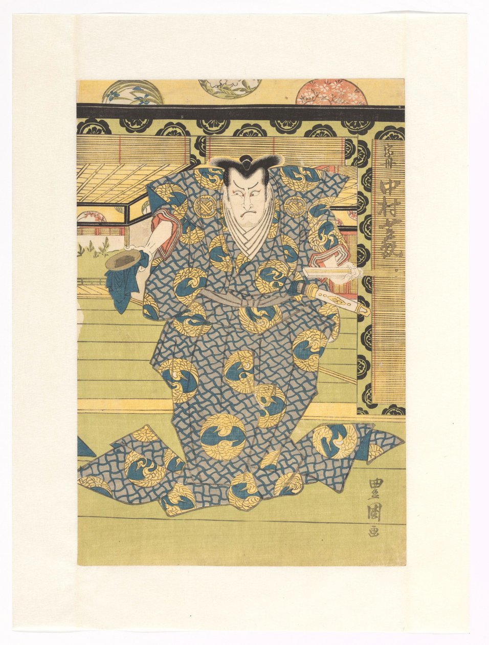 Oguri Shinui, parecido com Fukashichi de Utagawa Toyokuni (I)