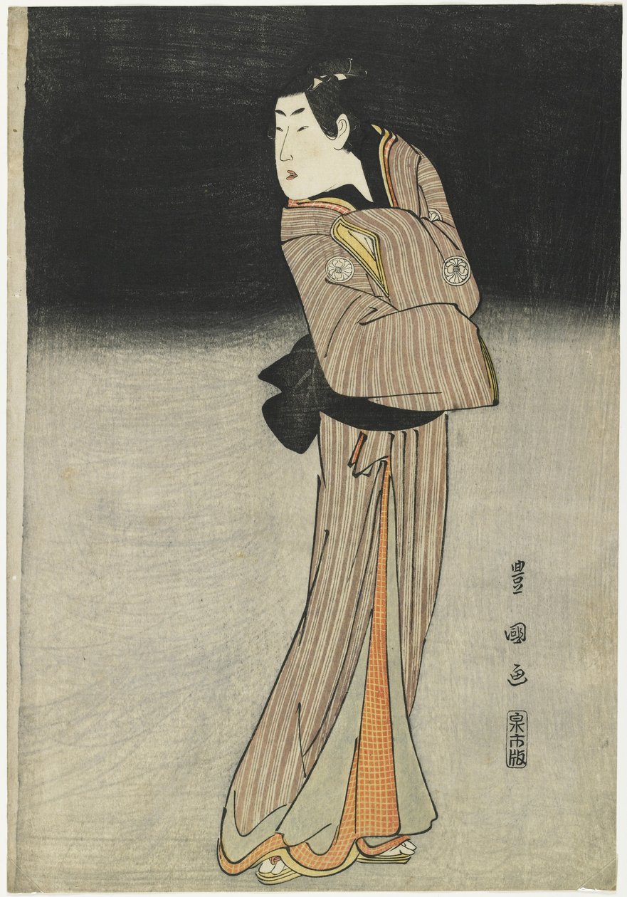 Segawa Kikunojo_ III como o Garoto da Loja Cho_kichi, 1796 de Utagawa Toyokuni