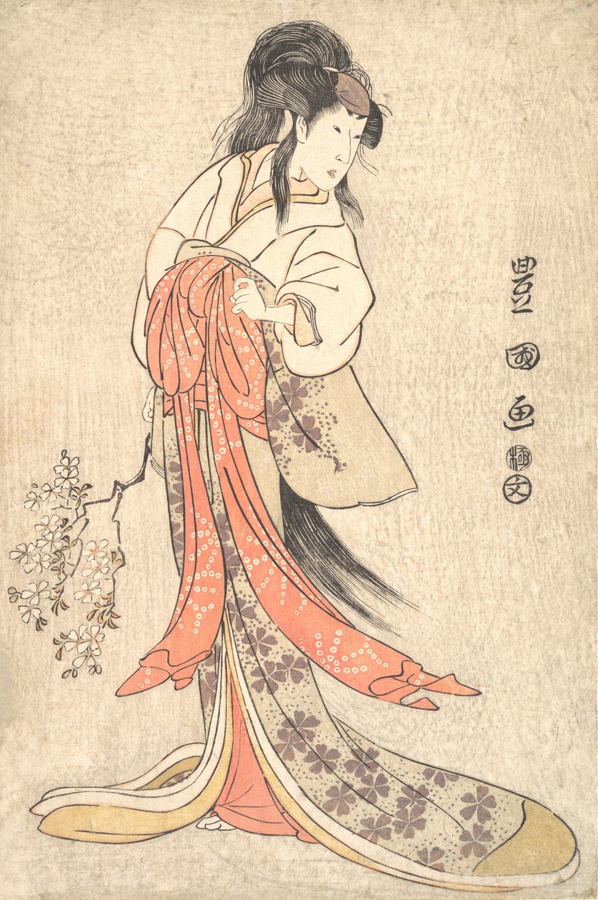 Kabuki a c e r Segawa Kiku no Onna Bom membro Ama d Femae Road, 1798 Concluído 9. de Utagawa Toyokuni I
