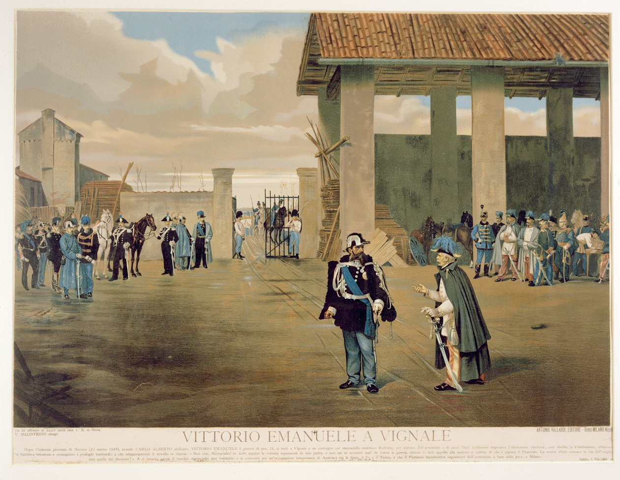 O armistício de Vignale de V. Malinverno