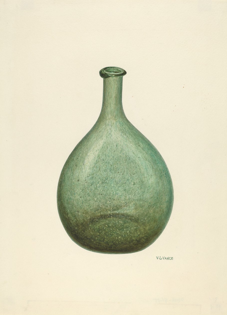 Garrafa de V.L. Vance