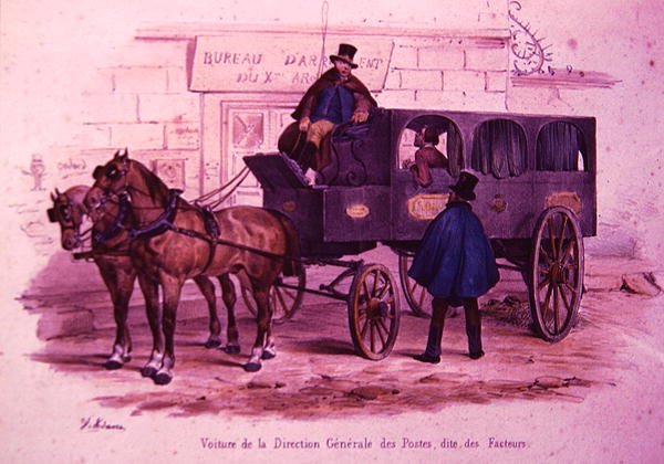 Transporte pertencente à Sede dos Correios, também conhecido como "The Postmen