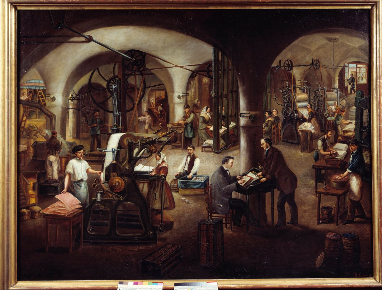 A fábrica de Camoin, na rue d