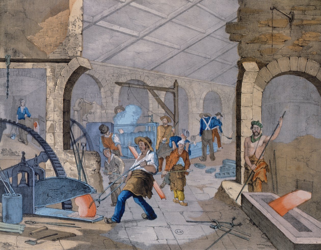Forges, c.1860 de V. Janson